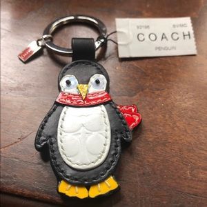 coach Penguin Key Chain